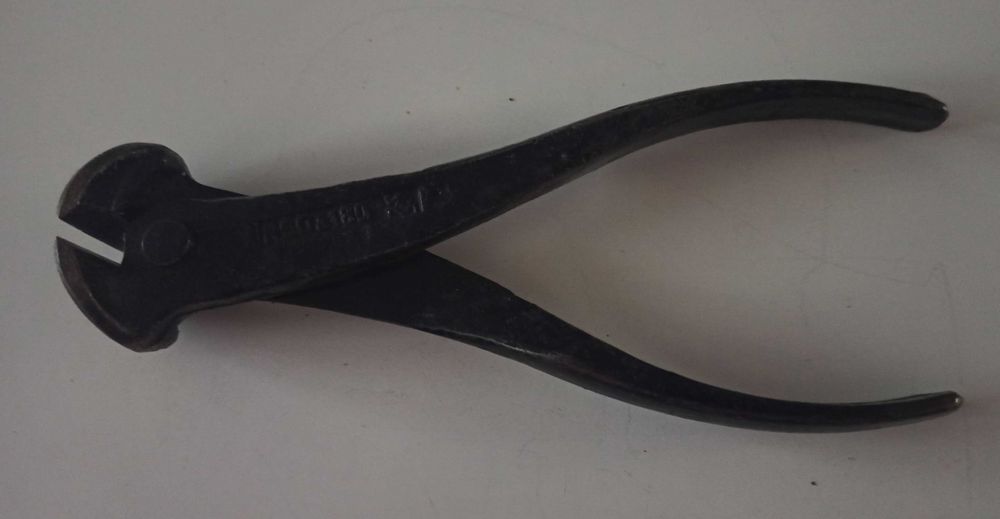 szczypce tnące czołowe + obcęgi płaskie stalowe kleszcze 2w1