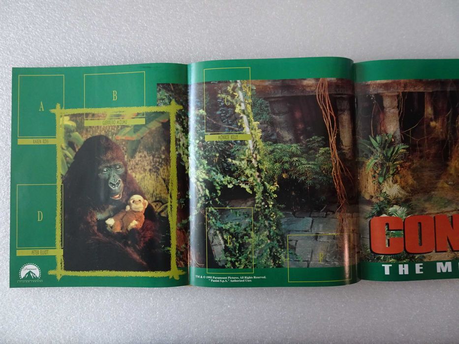 Caderneta de cromos vazia Congo The Movie - Panini