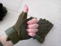 Тактичні рукавиці без пальців. Тактические перчатки без пальцев.