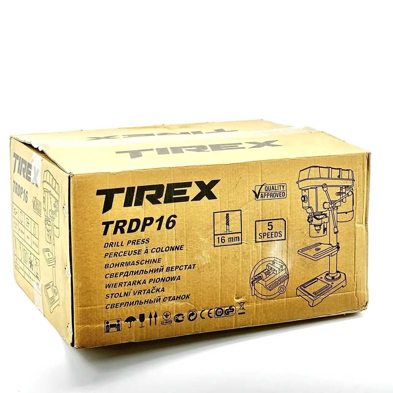 Свердлильний верстат TIREX TRDP16 1600W (металеві шківи) + ПОДАРУНОК