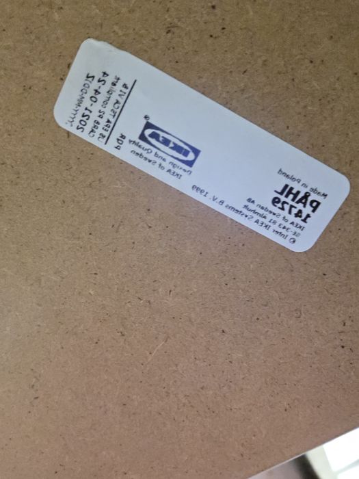 Biurko Ikea pahl krzesło obrotowe orfjall komplet dziecięcy