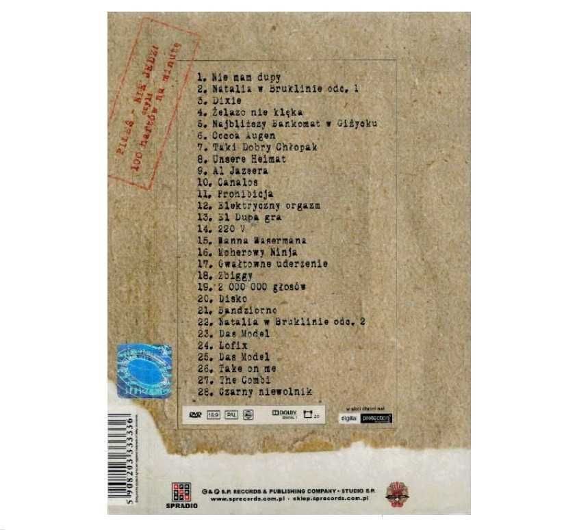 EL DUPA / KAZIK / TPN25  El Concerto In Duppa (DVD 2011) nowe