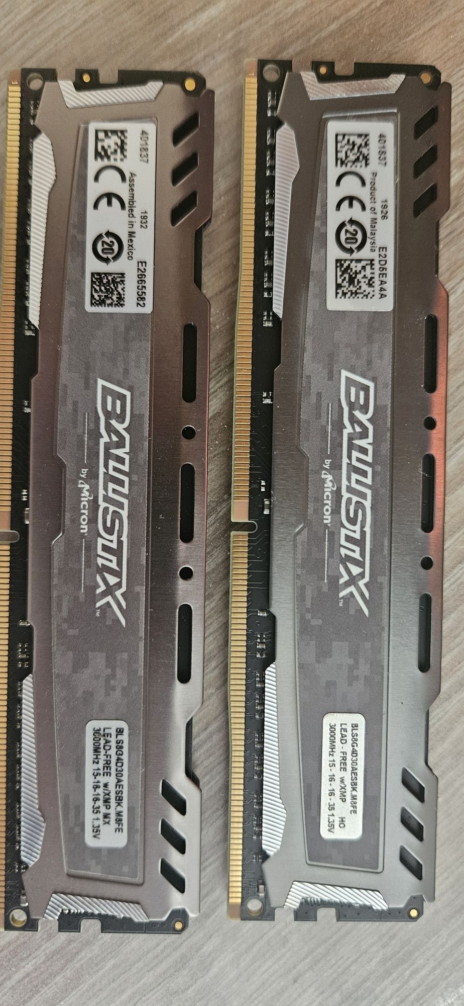 Pamięć RAM Crucial Ballistix ddr4, 2x8gb 3000mhz