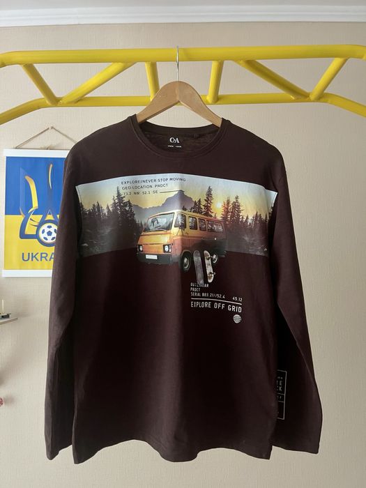 Лонгслів футболка з довгим рукавом C&A 14-15 років.