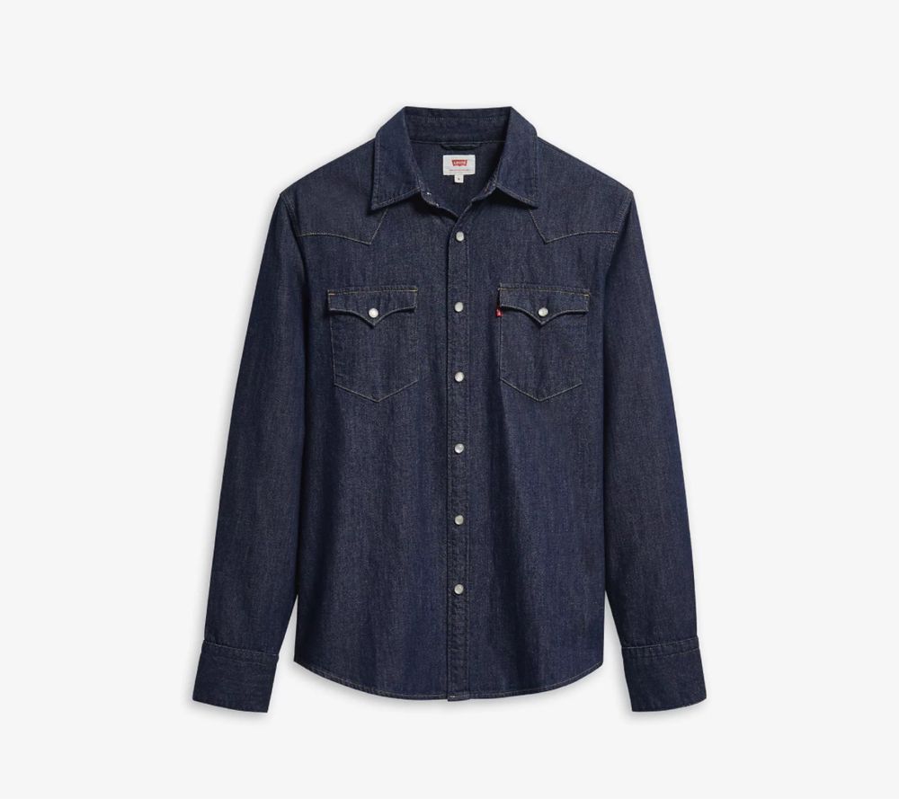 Рубашка / сорочка джинсова чоловічі Levis barstow western denim shirt