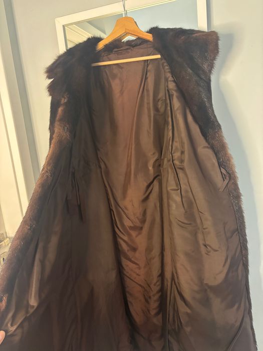 Długie futro naturalne