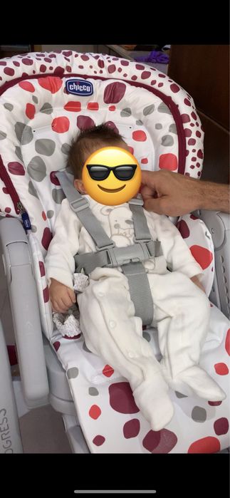 Cadeira papa espreguiçadeira chicco polly progres