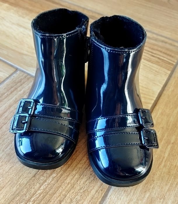 ZARA baby jak NOWE lakierowane buty trzewiki dla dziewczynki rozm 21
