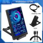 Wyświetlacz 3,5" IPS informacyjny USB C, GPU, CPU, HDD, SSD, RAM
