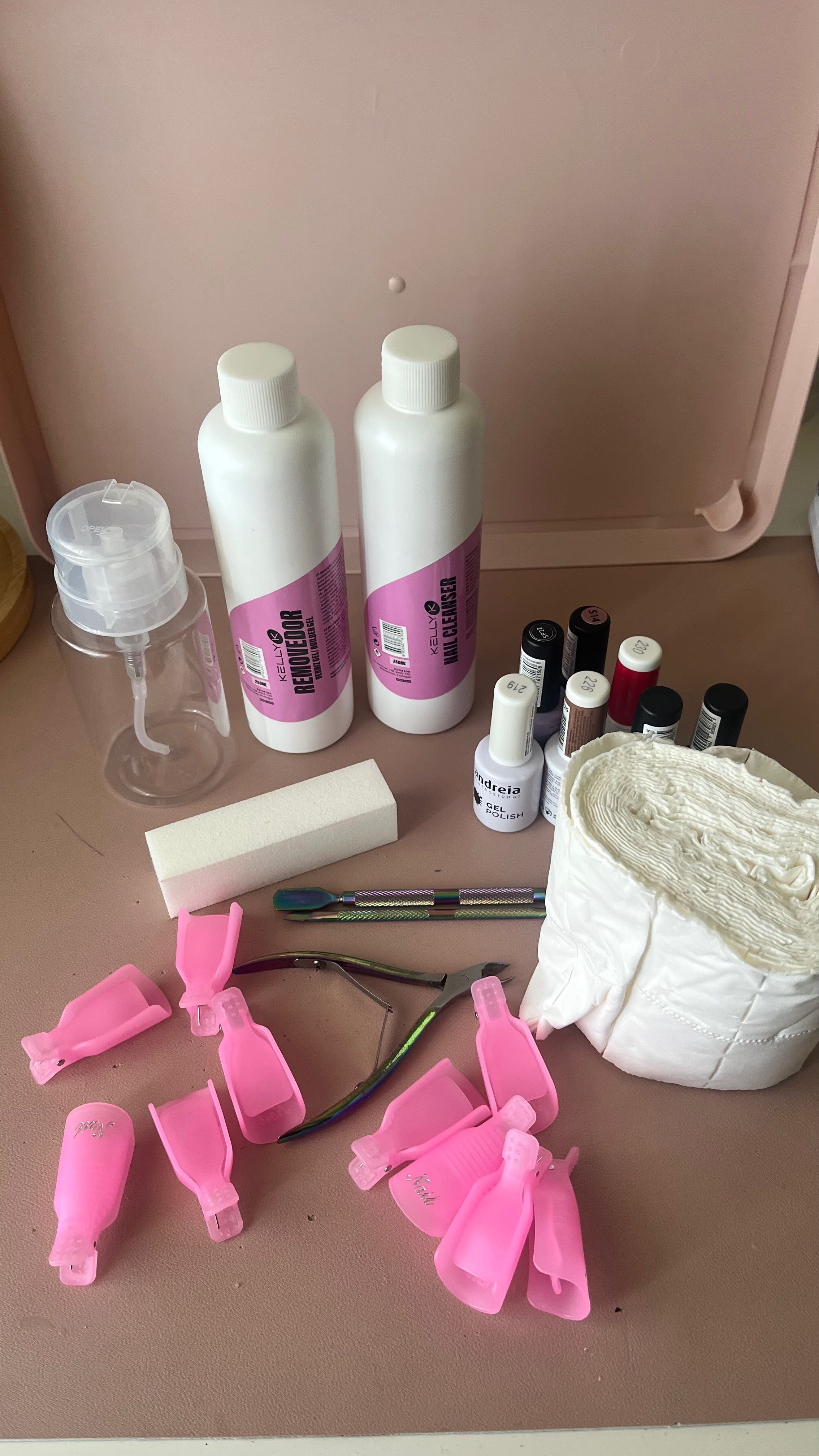 Kit Unhas de Gel Kelly K Profissional (Pouco Uso)