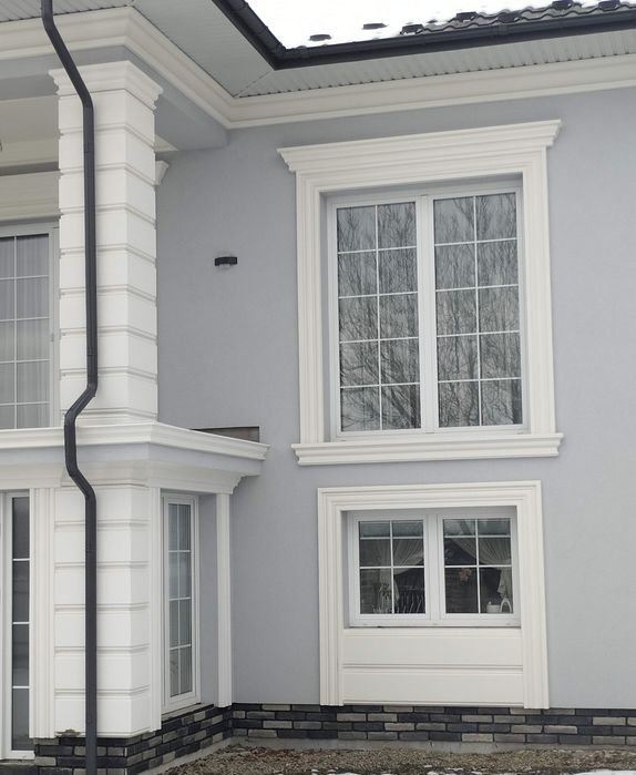 Фасадний декор архітектура пінопластова ліпнина