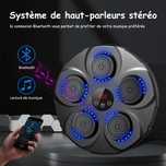Muzyczny trenażer, tarcza do boksu na ścianę, bluetooth, diody LED