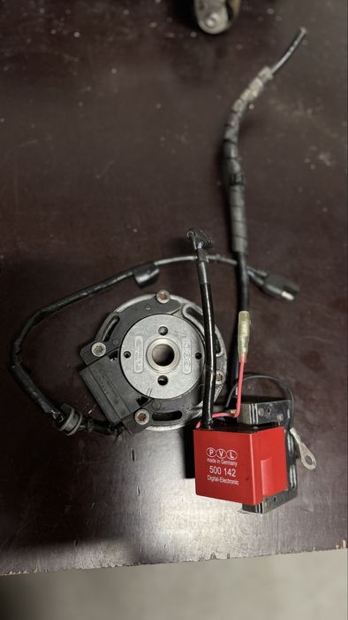 Układ zapłonowy motoplat cewka PVL cross gokard zuzel