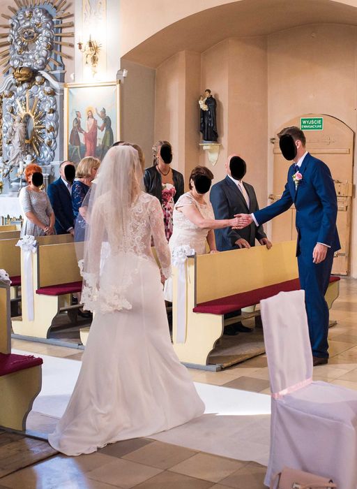 Suknia ślubna syrenka Astoria - Annais Bridal + welon