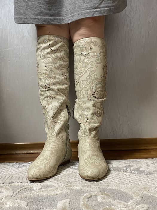 Чоботи 39 розмір ШКІРА