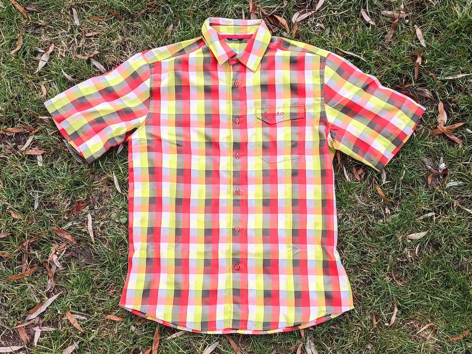 Чоловіча трекінгова, сорочка з коротким рукавом Odlo