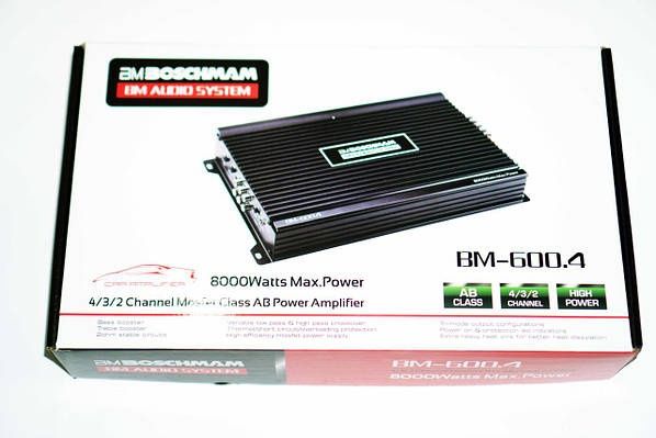 Boschman BM Audio Підсилювач 4 канальний 8000W