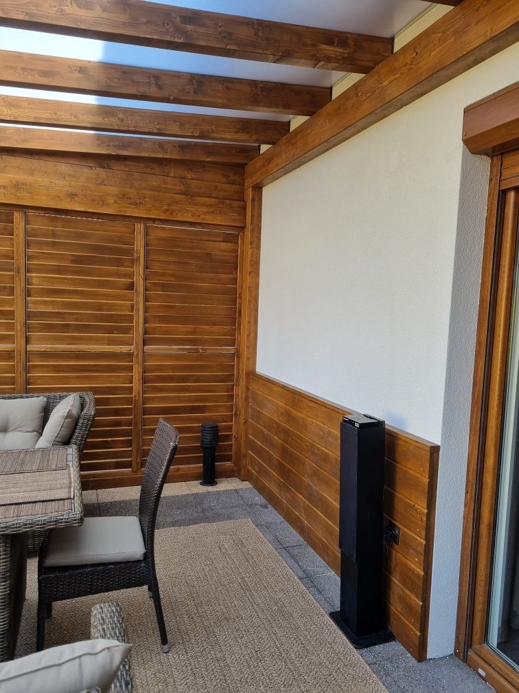 Drewniane Zadaszenie Tarasu Pergola Carport Ruchome deseczki Kielce