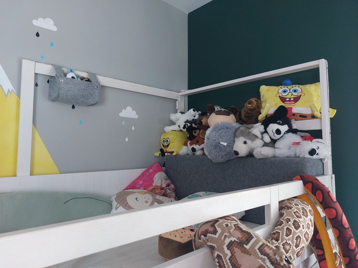 Łóżko multi lewe Nest VOX z szufladą i lampą