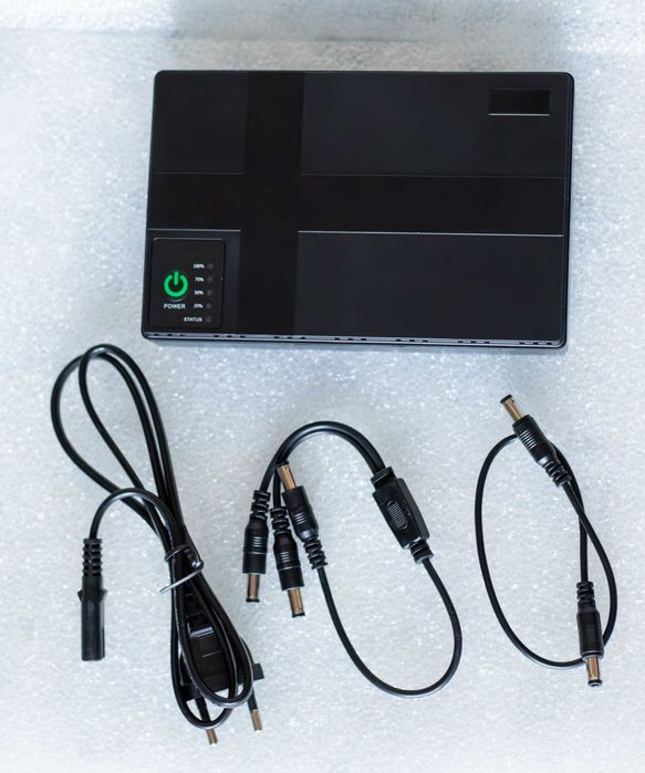 Безперебійник для роутера, камери,  USB 5V/2A, DC 5V/2A, 9V/1A, 12V/1A