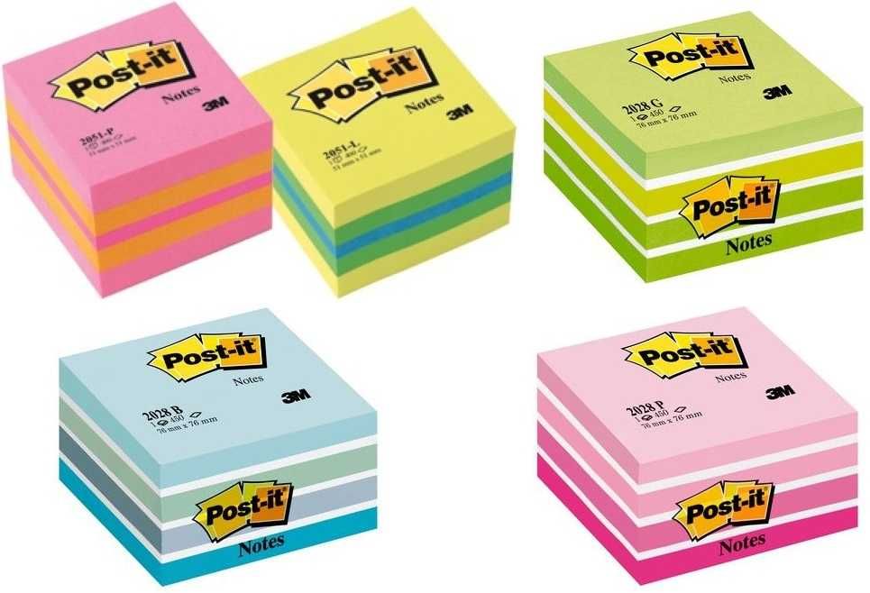 3M Post-it Bloczki karteczki do notatek samoprzylepne Z-Notes Podajnik