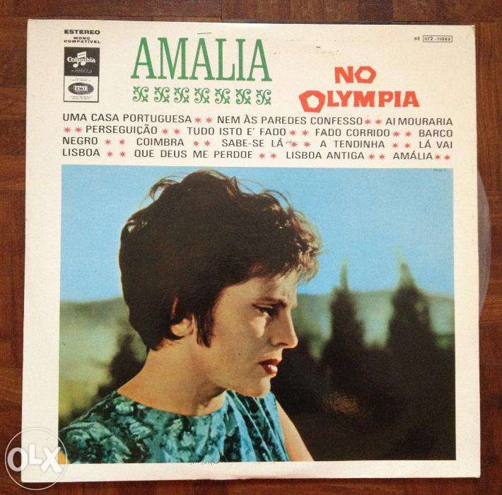 Disco vinil: "Amália no Olympia"