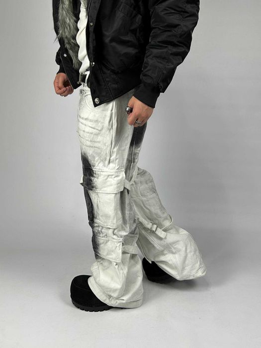 Джинси Acne Studios cargo білі карго штаны джынсы opium custom S M L
