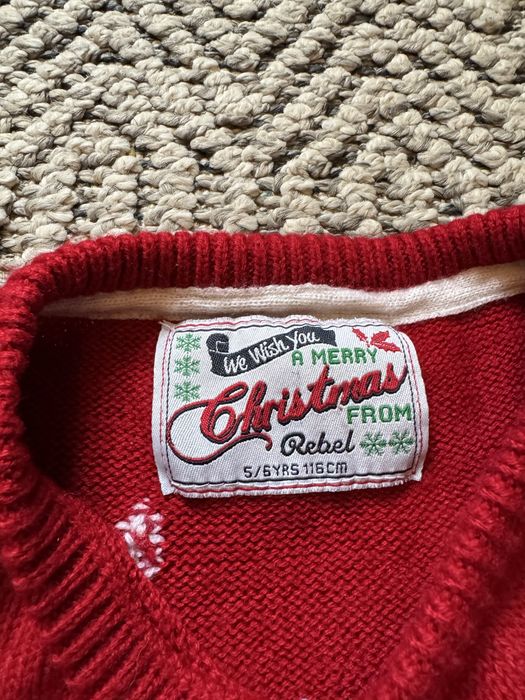 Новорічний різдвяний светр пуловер