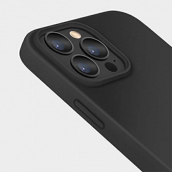 Etui Uniq Lino na iPhone 13 Pro Max - czarne