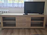Szafka rtv okleina jasne drewno 160 cm
