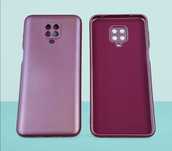 Etui, Plecki Metallic do Xiaomi Redmi Note 9s, 9 Pro, 9 Pro Max różowy