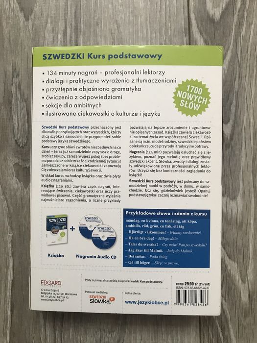 Szwedzki - kurs podstawowy A1-A2