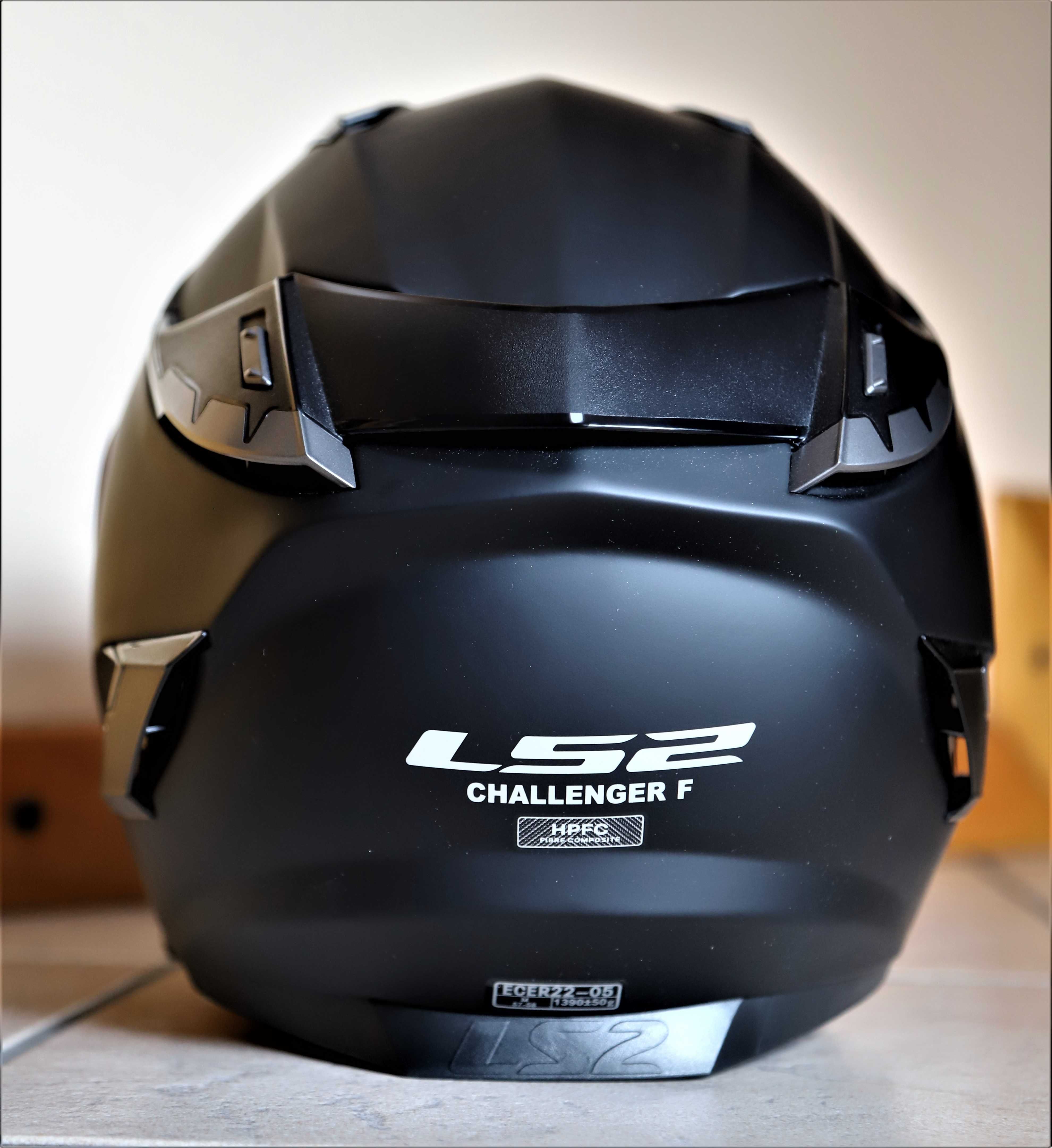 Capacete NOVO LS2 Challenger Carbon/Kevlr.Descon+EXTRAS. Tam S-M-L-XL