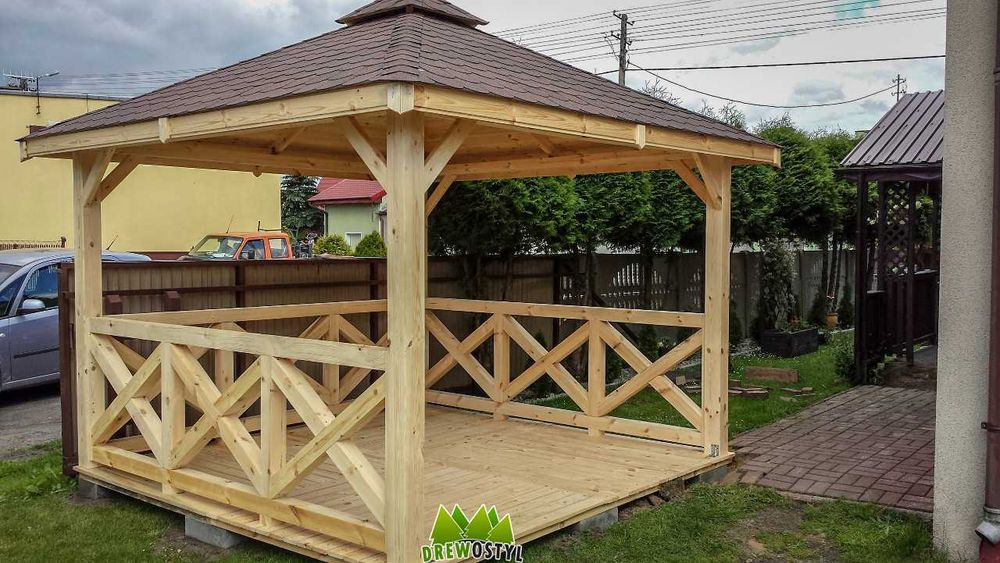 altana ogrodowa altanka drewniana HIT WIKI 3x3