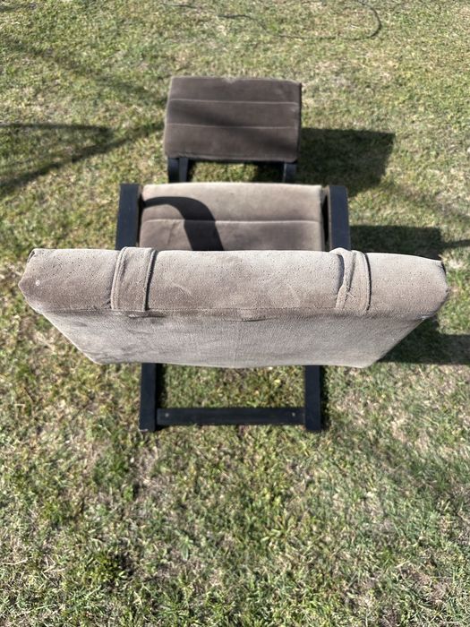 Poltrona com repouso de pés Ikea Poang