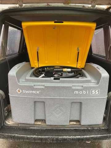 Mobilny Zbiornik Na Olej Napędowy 400L z licznikiem ( raz użyty )