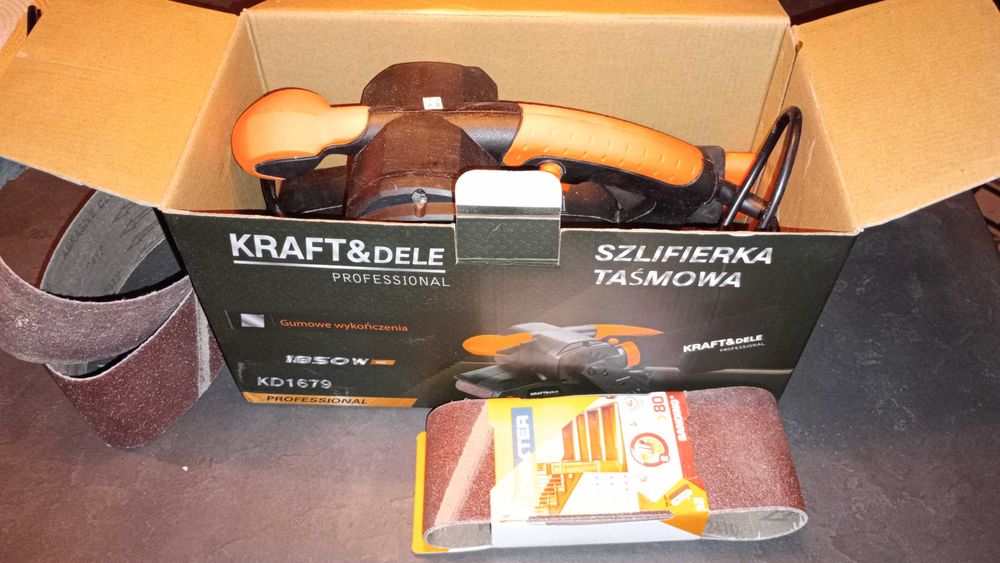 Szlifierka taśmowa Kraft & Dele 1850W