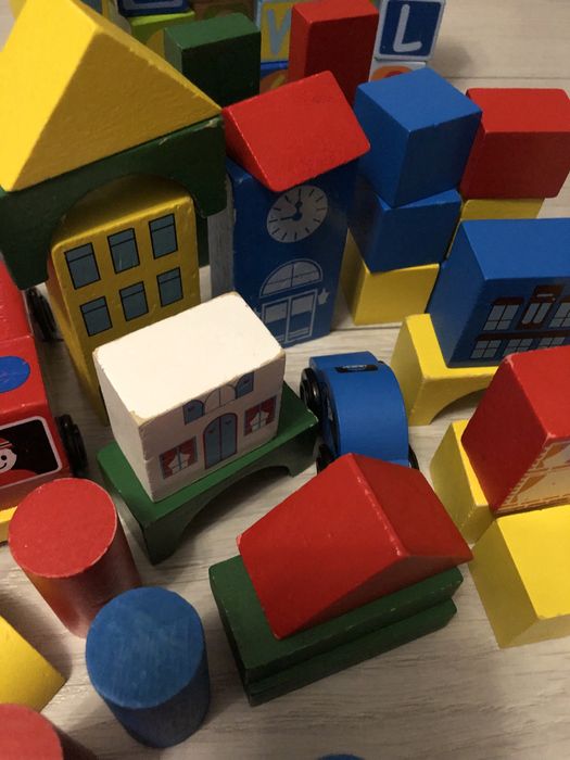 Klocki drewniane Playtive zestaw