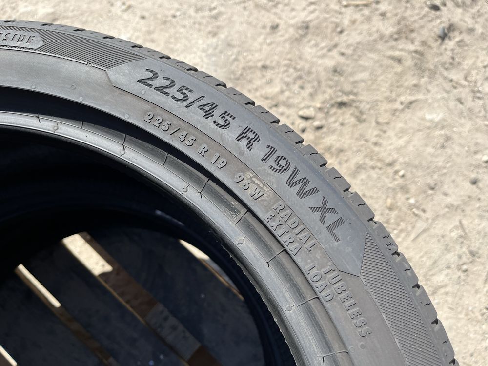 225/45 r19 Barum Bravuris 5HM Резина летняя 98% 21 год