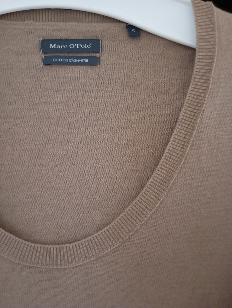 Marc O'Polo markowy sweterek kaszmir/bawełna rozmiar S