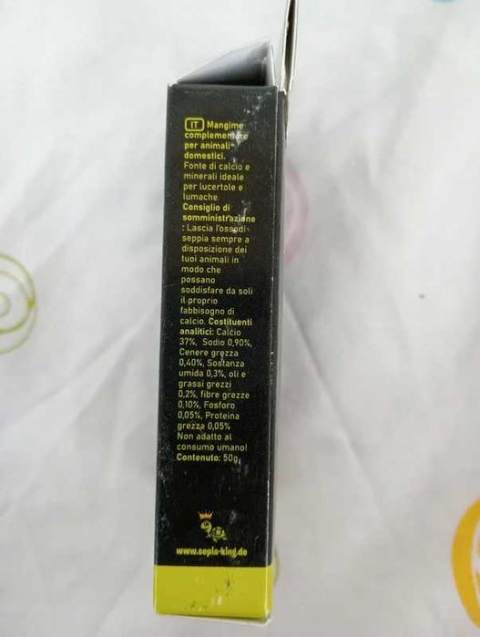 Sepia powder da sepia king - cálcio para répteis