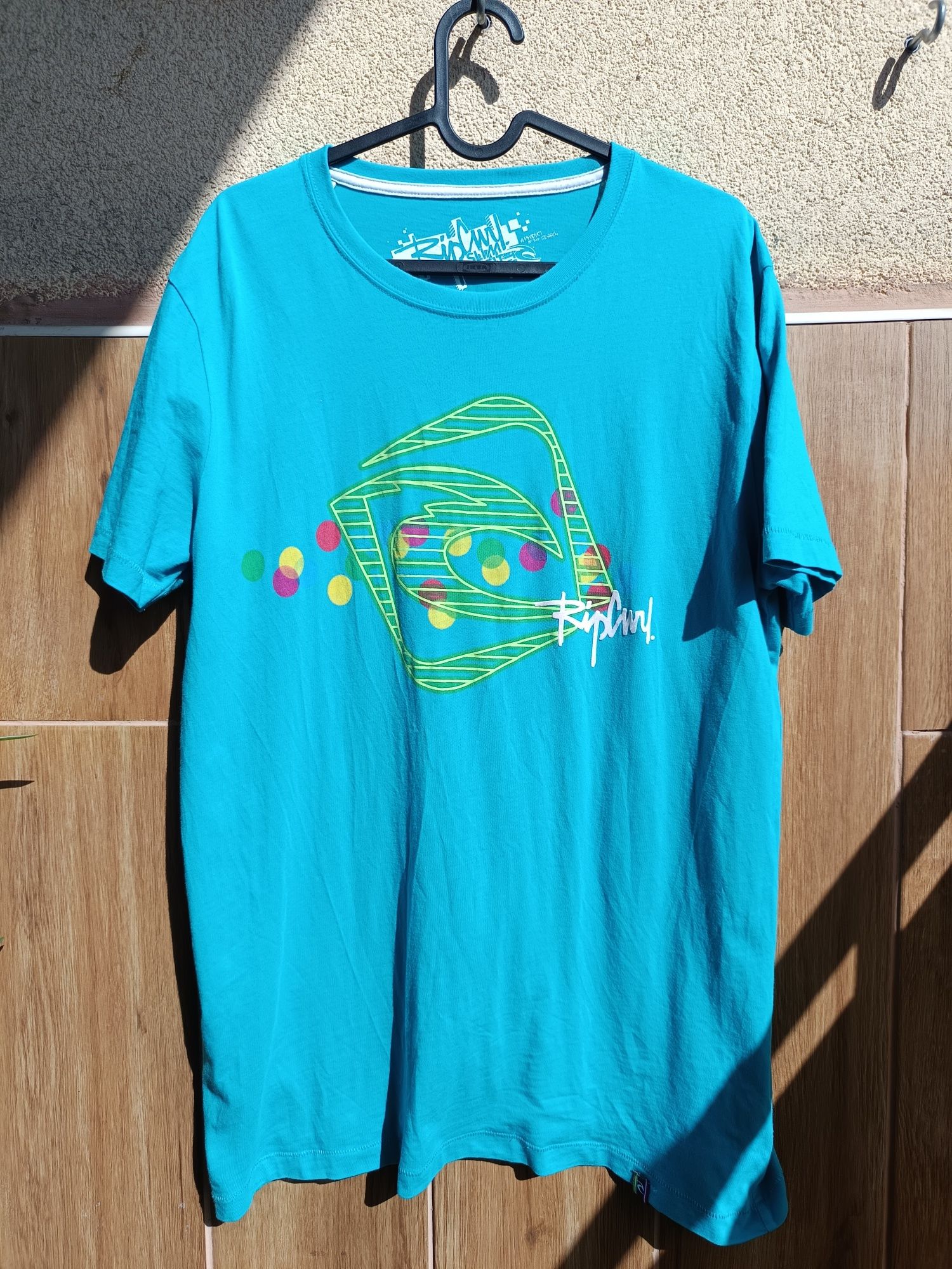 Koszulka T-shirt Rip Curl size L Vintage Y2K 00s SWAG Drip Rap Hiphop