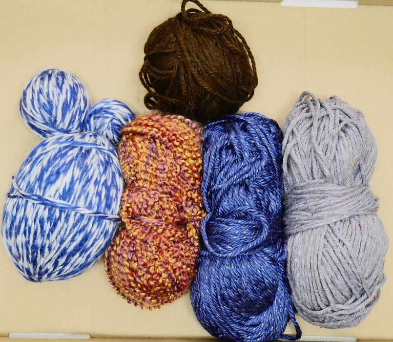 158.Włóczka 100%Akryl mix zestaw kolorowy końcówki 720g