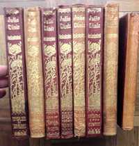 Livros Júlio Dinis com Encadernação Capa Mole em Marroquim e Ouro