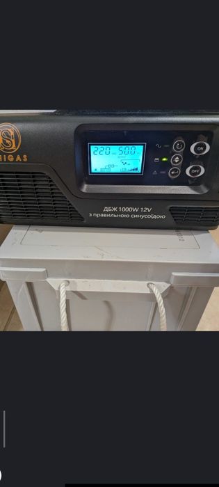 ДБЖ nigas з правельним синусом. Инвертор, преобразователь.