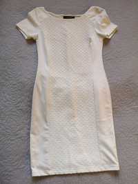Sukienka damska kremowa beżowa RESERVED rozmiar S