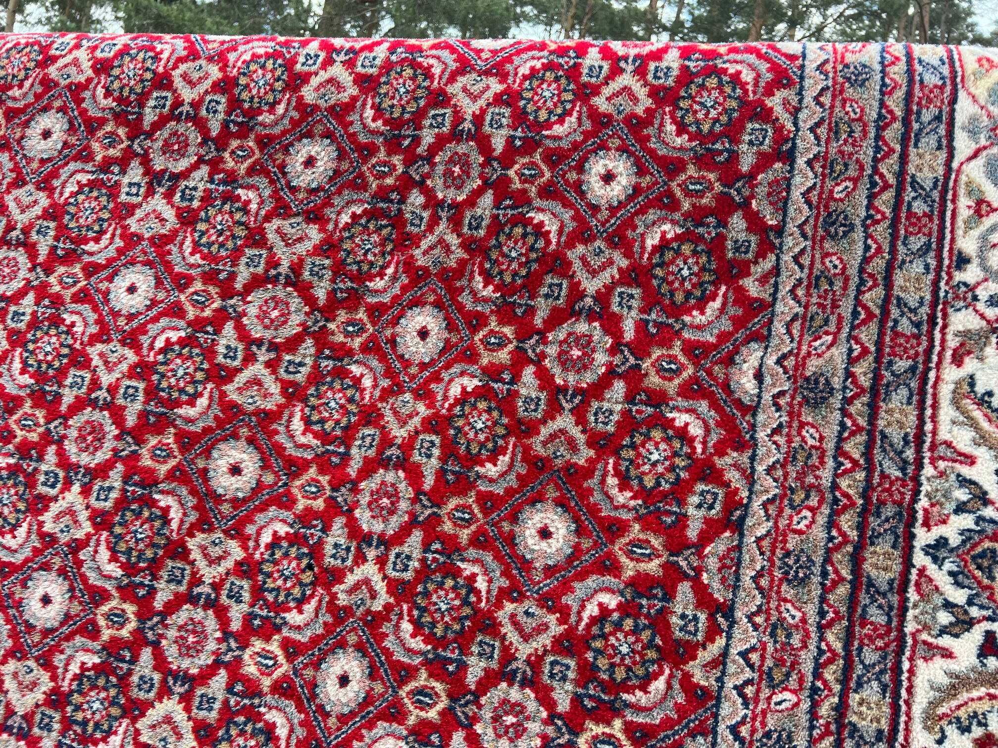 Kaszmirowy dywan perski ręczny Indo-Herati 350x240 galeria 14 tys