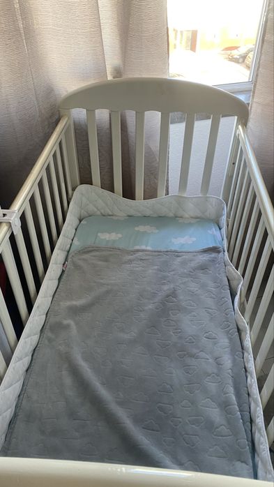 Berço bebe criança + colchao + rede mosquiteira