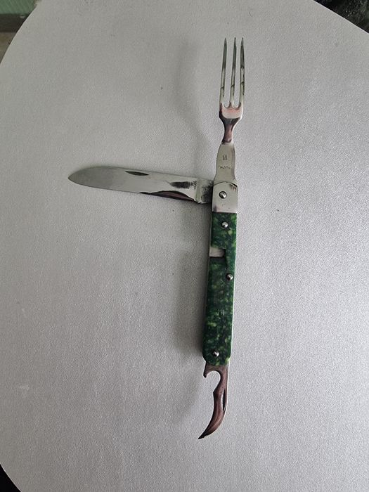 Складной нож ссср стиз москва туристический вилка.