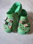 Crocs Minecraft Zielone